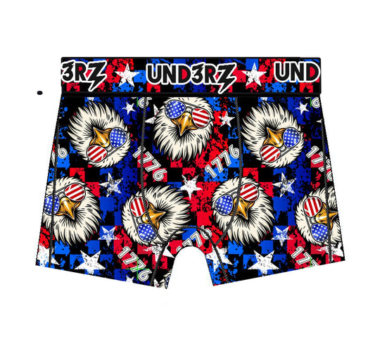 4th of July Eagle Shorties (Adult) Sm M XL